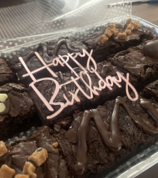 Large Birthday Brownie Box